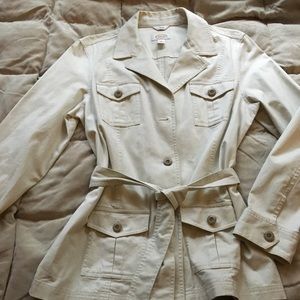Talbots lightweight trenchcoat